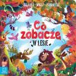 Co zobaczę w lesie. Oglądaj, wskaż, zapamiętaj. Autor: Sylwia Kajdana. Dadada.pl Okładka książki Co zobaczę w lesie. Oglądaj, wskaż, zapamiętaj