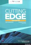 Cutting Edge 3ed Pre-Interm. SB+MyEnglishLab + DVD. Autor: Peter Moor, Araminta Crace, Sarah Cunningham. Dadada.pl Okładka książki Cutting Edge 3ed Pre-Interm. SB+MyEnglishLab + DVD