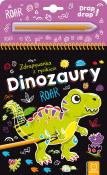 Dinozaury. Zdrapywanka z rysikiem. Autor: Opracowanie zbiorowe. Dadada.pl Okładka książki Dinozaury. Zdrapywanka z rysikiem