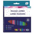 Opakowanie Flamastry trójkątne Jumbo 10 kolorów YN TEEN