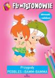 Okładka książki Flintstonowie Przygody Pebbles i Bamm-Bamma