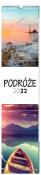 Opakowanie Kalendarz 2022 ścienny 13,5x60 Podróże