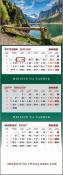 Opakowanie Kalendarz 2022 ścienny trójdzielny Górskie jezioro