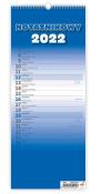 Opakowanie Kalendarz 2022. Slim. Notatnikowy niebieski