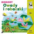 Kapitan Nauka. Owady i robaczki. Memory. Autor: Svetlana Malysheva. Dadada.pl Okładka książki Kapitan Nauka. Owady i robaczki. Memory