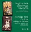 Magiczny świat zabytkowego wizytownika / The magic world of antique visiting card cases. Autor: Herman Beata, Herman Włodzimierz. Dadada.pl Okładka książki Magiczny świat zabytkowego wizytownika / The magic world of antique visiting card cases