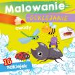 Malowanie-doklejanie. Owady. Autor: WYDAWNICTWO SKRZAT. Dadada.pl Okładka książki Malowanie-doklejanie. Owady