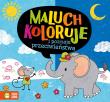 Maluch koloruje i poznaje przeciwieństwa. Autor: Opracowanie zbiorowe. Dadada.pl Okładka książki Maluch koloruje i poznaje przeciwieństwa
