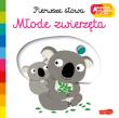 Młode zwierzęta. Akademia mądrego dziecka. Pierwsze słowa. Autor: Nathalie Choux. Dadada.pl Okładka książki Młode zwierzęta. Akademia mądrego dziecka. Pierwsze słowa