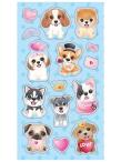 Opakowanie Naklejki Małe pieski