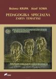 Pedagogika specjalna zarys tematyki. Autor: Bożena Krupa, Sowa Józef. Dadada.pl Okładka książki Pedagogika specjalna zarys tematyki