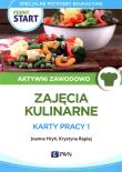 Pewny Start Aktywni zawodowo Zajęcia Kulinarne Karty pracy 1. Autor: Joanna Hryń, Krystyna Rapiej. Dadada.pl Okładka książki Pewny Start Aktywni zawodowo Zajęcia Kulinarne Karty pracy 1