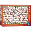 Opakowanie Puzzle 1000 Holiday Cats 6000-0940