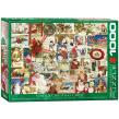 Opakowanie Puzzle 1000 Vintage Christmas Cards 6000-0784