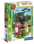 Opakowanie Puzzle 104 Super kolor Leo i Tig
