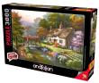 Opakowanie Puzzle 3000 Chata z pięknym ogrodem