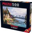 Opakowanie Puzzle 500 Dom z jeziorem