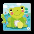 Opakowanie Puzzle Sorter mini 5 elementów Żaba DOP300360