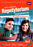 Repetytorium ósmoklasisty dla język. 4w1 podr.+ćw.. Autor: Tkacz Arek, Anita Lewicka, Cowen Richard, Ranus Renata, Anna Rzeźnik. Dadada.pl Okładka książki Repetytorium ósmoklasisty dla język. 4w1 podr.+ćw.