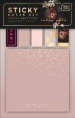 Opakowanie Zestaw karteczek samoprzylepnych Satin Gold mix
