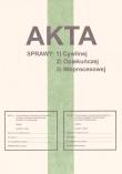 Opakowanie Zeszyt B5 Akta sprawy cywilnej