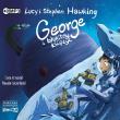 CD MP3 George i błękitny księżyc. Autor: Stephen Lucy Hawking. Dadada.pl Okładka książki CD MP3 George i błękitny księżyc