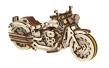 Opakowanie Drewniane puzzle 3D. Cruiser V-twin - Motocykl