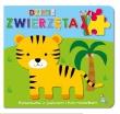 Okładka książki Dzikie zwierzęta. Poznaję, koloruję, układam