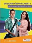 Egzamin ósmoklasisty. Grammar & Writing Practice. Autor: Monika Cichmińska. Dadada.pl Okładka książki Egzamin ósmoklasisty. Grammar & Writing Practice
