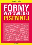 Formy wypowiedzi pisemnej. Autor: Szostak-Lubomska Karolina. Dadada.pl Okładka książki Formy wypowiedzi pisemnej