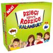 Gra Dzieci kontra Rodzice Kalambury MAXI. Autor: Opracowanie zbiorowe. Dadada.pl Okładka książki Gra Dzieci kontra Rodzice Kalambury MAXI
