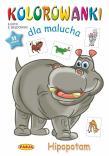 Okładka książki Kolorowanki dla malucha Hipopotam