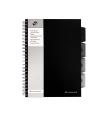 Opakowanie Kołozeszyt PUKKA BLACK B5 PROJECT BOOK czarny, kratka