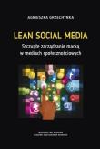 Lean Social Media. Autor: Agnieszka Grzechynka. Dadada.pl Okładka książki Lean Social Media
