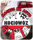 Opakowanie Magnes na auto KOCIOWÓZ