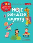 Moje pierwsze wyrazy Ćwiczenia z elementami metody Montessori. Autor: Zdrojewska Bogumiła. Dadada.pl Okładka książki Moje pierwsze wyrazy Ćwiczenia z elementami metody Montessori