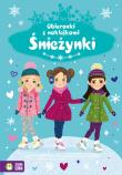 Naklejkowe ubieranki Śnieżynki. Autor: Opracowanie zbiorowe. Dadada.pl Okładka książki Naklejkowe ubieranki Śnieżynki