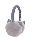 Opakowanie Nauszniki futrzane szare ze srebrnymi uszami