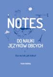 Okładka książki Notes do nauki języków obcych niebieski