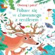 Pobaw się w chowanego z reniferem. Autor: Taplin Sam, Gareth Lucas (ilustr.). Dadada.pl Okładka książki Pobaw się w chowanego z reniferem