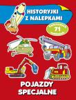 Pojazdy specjalne. Historyjki z nalepkami. Autor: Wiśniewska Anna. Dadada.pl Okładka książki Pojazdy specjalne. Historyjki z nalepkami