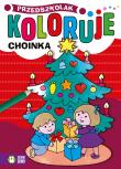 Przedszkolak koloruje. Choinka. Autor: Opracowanie zbiorowe. Dadada.pl Okładka książki Przedszkolak koloruje. Choinka