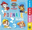 Psi Patrol. Poznaję liczby. Autor: Irena Brignull. Dadada.pl Okładka książki Psi Patrol. Poznaję liczby