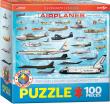 Opakowanie Puzzle 100 Smartkids Airplanes 6100-0086