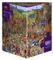 Opakowanie Puzzle 1000 Bitwa królików (Puzzle+plakat)