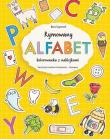 Rymowany alfabet. Kolorowanka z naklejkami. Autor: Basia Szymanek, Protasewicz Ewelina. Dadada.pl Okładka książki Rymowany alfabet. Kolorowanka z naklejkami