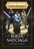 Star Wars Wielka Republika. Burza nadciąga. Autor: Cavan Scott. Dadada.pl Okładka książki Star Wars Wielka Republika. Burza nadciąga