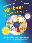 Tik-tak! Zabawy na czasie. Piosenki i aktywności. Autor: Agnieszka Kornacka. Dadada.pl Okładka książki Tik-tak! Zabawy na czasie. Piosenki i aktywności