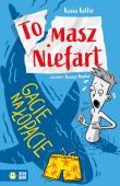 Tomasz Niefart T.2 Gacie na łopacie. Autor: Kasia Keller, Tomasz Kopka. Dadada.pl Okładka książki Tomasz Niefart T.2 Gacie na łopacie