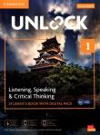 Okładka książki Unlock 1 Listening, Speaking & Critical Thinking Student's Book with Digital Pack